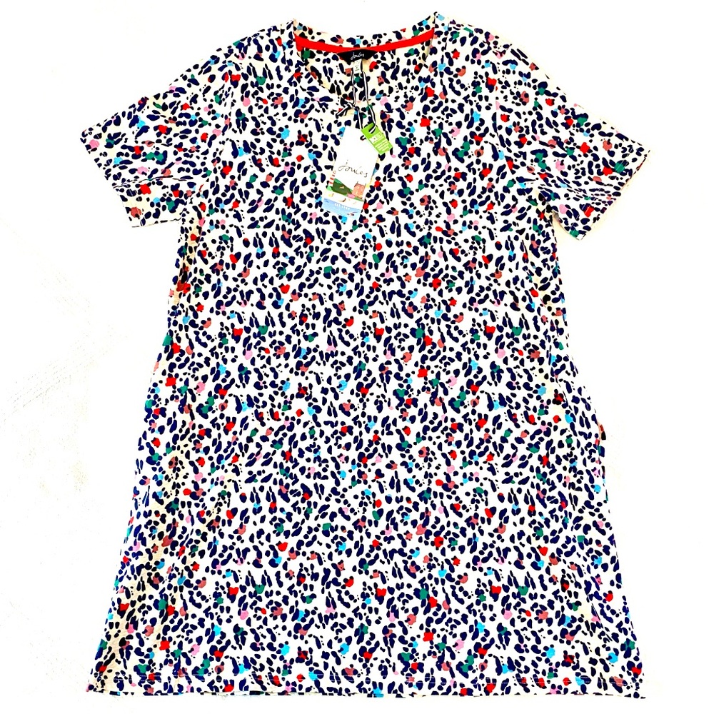 Joules Hattie Dress Multicolored Leopard US8